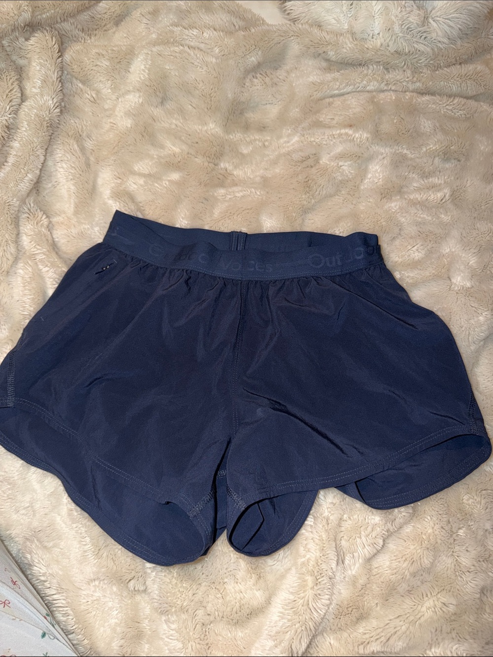 Outdoor Voices Navy Women's Athletic Shorts